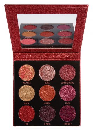 Палетка глиттеров для век Pressed Glitter Palette 10,8г: Hot Pursuit