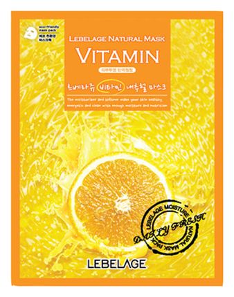 Тканевая маска для лица с витамином C Vitamin Natural Mask 23мл
