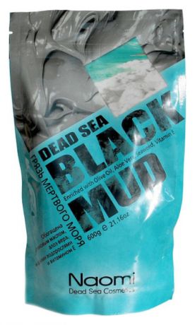 Черная иловая грязь Мертвого моря Dead Sea Black Mud: Грязь 600мл