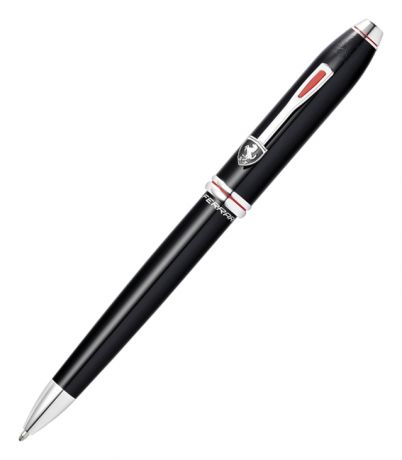 Шариковая ручка Townsend Ferrari Glossy Black Lacquer / Rhodium FR0042-56
