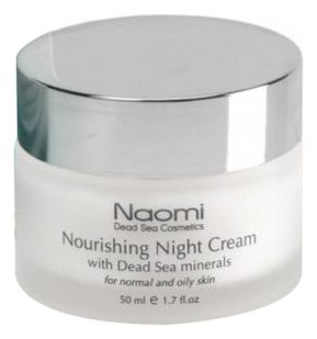 Ночной питательный крем для лица с минералами Мертвого моря Nourishing Night Cream With Dead Sea Minerals For Normal And O...