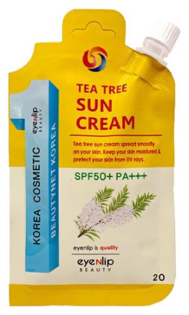 Солнцезащитный крем для лица Tea Tree Sun Cream SPF50 + PA +++ 20г