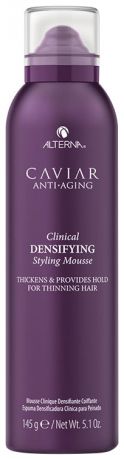 Мусс-детокс для волос с экстрактом красного клевера Caviar Anti-Aging Clinical Densifying Styling Mousse 145г