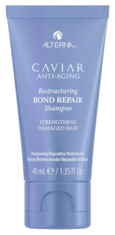Шампунь для мгновенного восстановления волос Caviar Anti-Aging Restructuring Bond Repair Shampoo: Шампунь 40мл