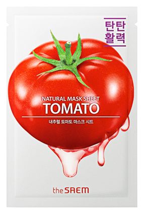 Тканевая маска с экстрактом томата Natural Tomato Mask Sheet 21мл