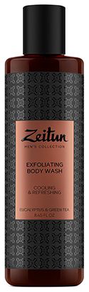 Освежающий гель-скраб для душа с эвкалиптом и зеленым чаем Exfoliating Body Wash 250мл