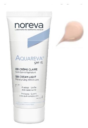 Увлажняющий BB крем для лица Aquareva Moisturizing Tinted Care SPF15 40мл: Light