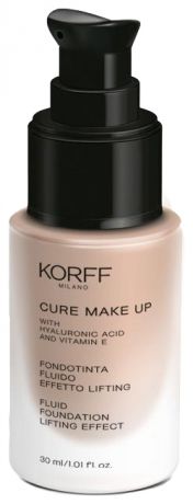 Тональная эмульсия с лифтинг эффектом Cure Make Up Fluid Foundation Lifting Effect 30мл: No 01