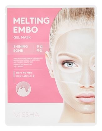 Гидрогелевая маска для лица Melting Embo Gel Mask Shining Bomb 30г