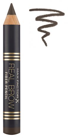 Карандаш для бровей Real Brow Fiber Pencil 3,8г: 005 Rich brown