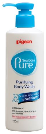 Нежный гель для купания Newborn Pure Purifying Body Wash 200мл