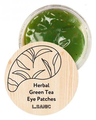 Гидрогелевые патчи для области вокруг глаз Herbal Green Tea Hydrogel Eye Patches 60шт