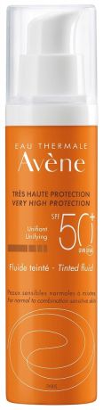 Солнцезащитный флюид для лица с тональным эффектом Tres Haute Protection Fluide Teinte SPF50+ 50мл