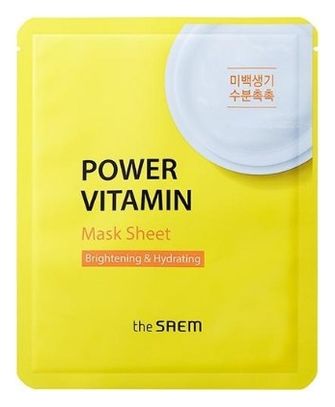 Тканевая маска для лица с витаминами Power Vitamin Mask Sheet 28г