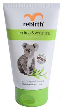Гель для умывания с маслом чайного дерева и белым чаем Tea Tree & White Tea Facial Wash: Гель 100мл