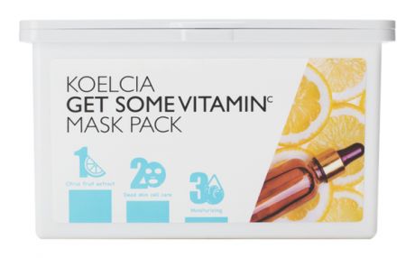 Тканевая маска для лица с витамином C Get Some Vitamin C Mask Pack 30шт
