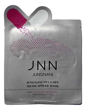 Тканевая маска осветляющая с экстрактом жемчуга JNN Jungnani Mela-Off Medicapsule Mask 23мл