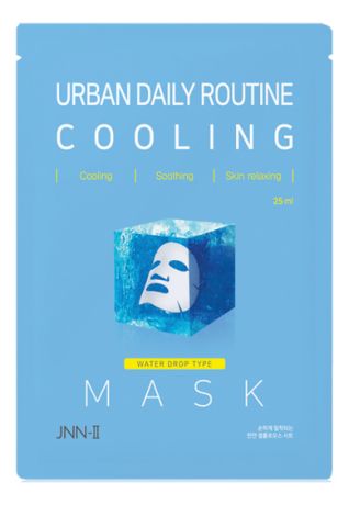 Тканевая маска для лица охлаждающая JNN-II Urban Daily Routine Cooling Mask 25мл