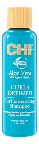 Шампунь для вьющихся волос Aloe Vera With Agave Nectar Curls Defined Curl Enhancing Shampoo: Шампунь 30мл