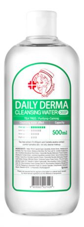 Мицеллярная вода для лица с экстрактом чайного дерева Daily Derma Cleansing Water Tea Tree: Мицеллярная вода 500мл