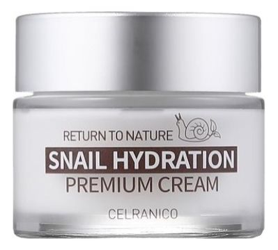 Укрепляющий крем для лица с муцином улитки Return To Nature Snail Hydration Premium Cream 50мл