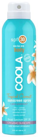 Солнцезащитный спрей для тела Body Sunscreen Spray Tropical Coconut SPF30: Спрей 236мл