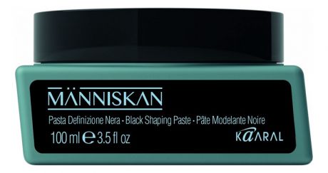Черная моделирующая паста для волос Manniskan Black Shaping Paste 100мл