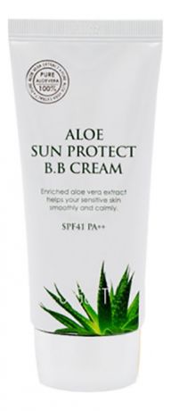 BB крем для лица с экстрактом алоэ Aloe Sun Protect Cream SPF41 Pa++ 50мл