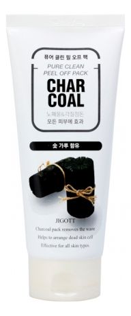 Маска-пленка для лица с древесным углем Char Coal Pure Clean Peel Off Pack 180мл