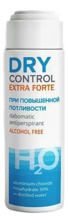 Дезодорант антиперспирант без спирта при повышенной потливости Extra Forte H2O Dabomatic 30% 50мл