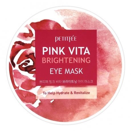 Осветляющие патчи для кожи вокруг глаз витаминные Pink Vita Brightening Eye Mask 70г