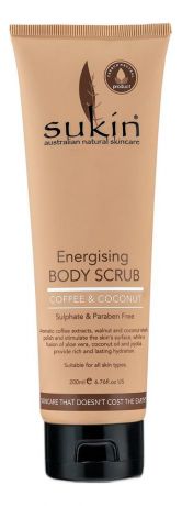 Кофейный скраб для тела Energising Body Scrub Coffee & Coconut 200мл