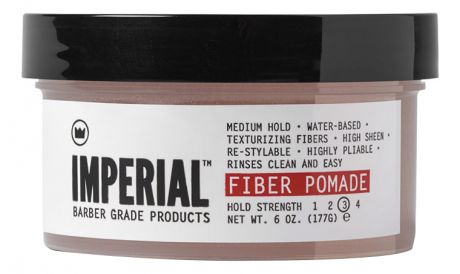 Текстурирующая помада для укладки волос Fiber Pomade Hold Strength: Помада 177г