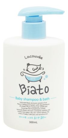 Детский шампунь-пенка для купания 2 в 1 Biato Baby Shampoo & Bath 300мл