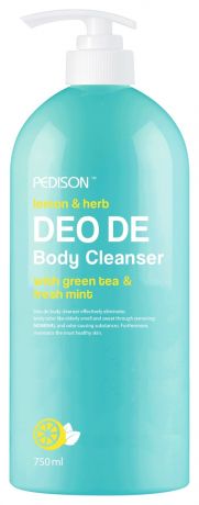 Гель для душа Лимон и мята Pedison Deo De Body Cleanser: Гель 750мл