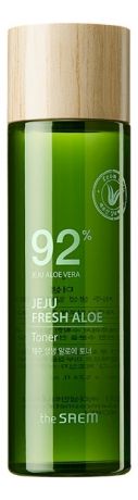 Тонер для лица увлажняющий с экстрактом алоэ вера Jeju Fresh Aloe 92% Toner 155мл