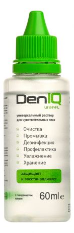 Раствор для контактных линз DeniQ Unihyal: Раствор 60мл