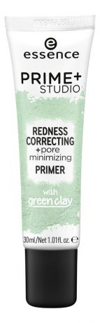 Праймер-корректор покраснений для лица Prime Studio Redness Correcting Pore Minimizing Primer With Green Clay 30мл
