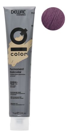 Стойкий крем-краситель для волос на основе протеинов риса и шелка Cosmetics IQ Color Permanent Haircolor 90мл: Violet