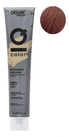 Стойкий крем-краситель для волос на основе протеинов риса и шелка Cosmetics IQ Color Permanent Haircolor 90мл: 6.4 Dark Co...