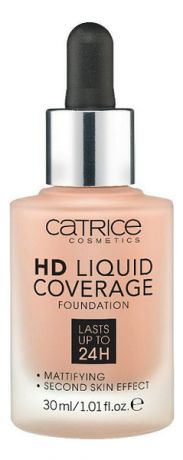 Тональная основа для лица HD Liquid Coverage Foundation 30мл: 040 Warm Beige