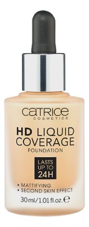Тональная основа для лица HD Liquid Coverage Foundation 30мл: 037 Golden Beige