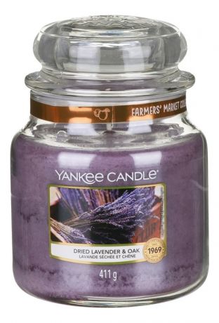 Ароматическая свеча Dried Lavender & Oak: Свеча 411г