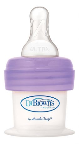 Бутылочка с соской для глубоко недоношенных детей Natural Flow First Feeders 15мл (фиолетовая)