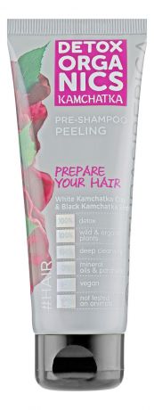 Очищающий пилинг для кожи головы Detox Organic Kamchatka Pre-Shampoo Peeling 75мл