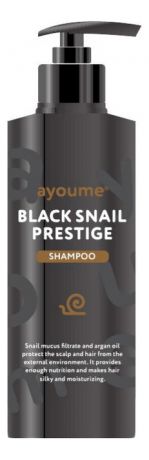 Шампунь для волос с муцином улитки Black Snail Prestige Shampoo 240мл: Шампунь 240мл