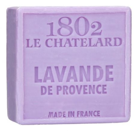 Марсельское мыло Savon Carre Lavande De Provence 100г