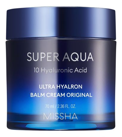 Увлажняющий крем-бальзам для лица Super Aqua Ultra Hyalron Balm Cream Original 70мл