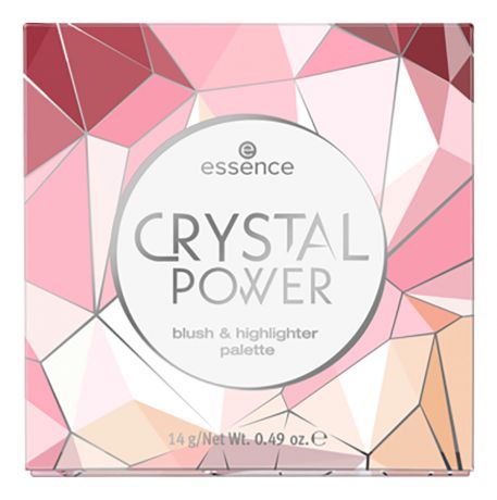 Палетка для макияжа Crystal Power Blush & Highlighter 14г