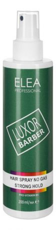 Жидкий лак для волос сильной фиксации Luxor Barber Hair Spray No Gas Strong Hold 200мл (без газа)